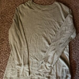 Women's Long Sleeve Top in Gray